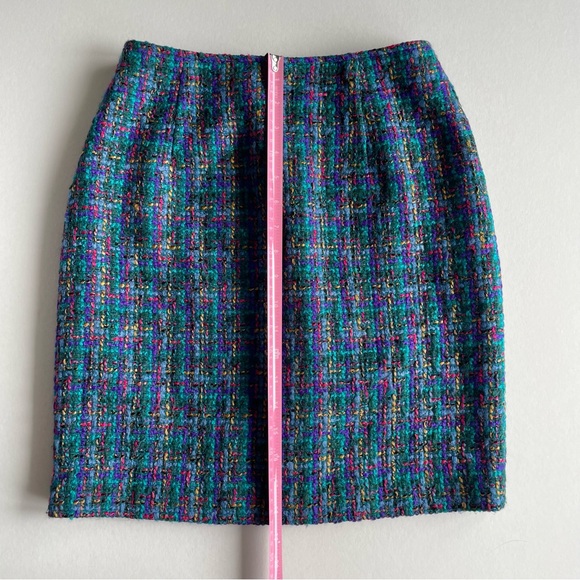 Vintage Colourful Tweed Skirt - Picture 7 of 7